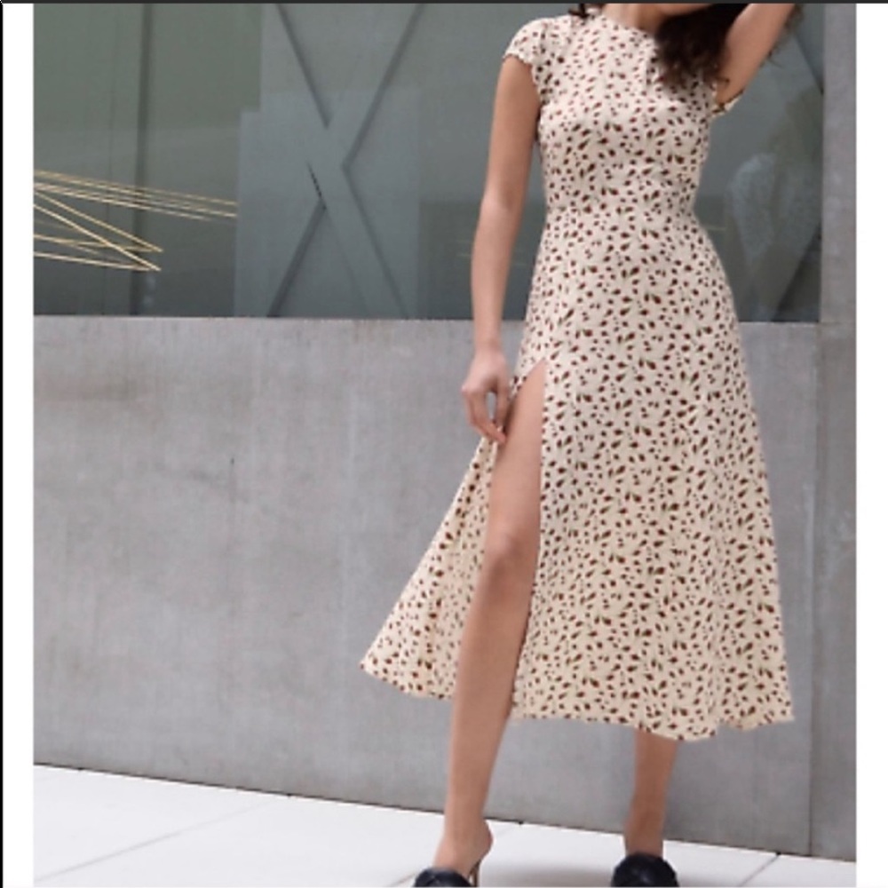 Reformation Gavin Midi Dress Marion Size 2